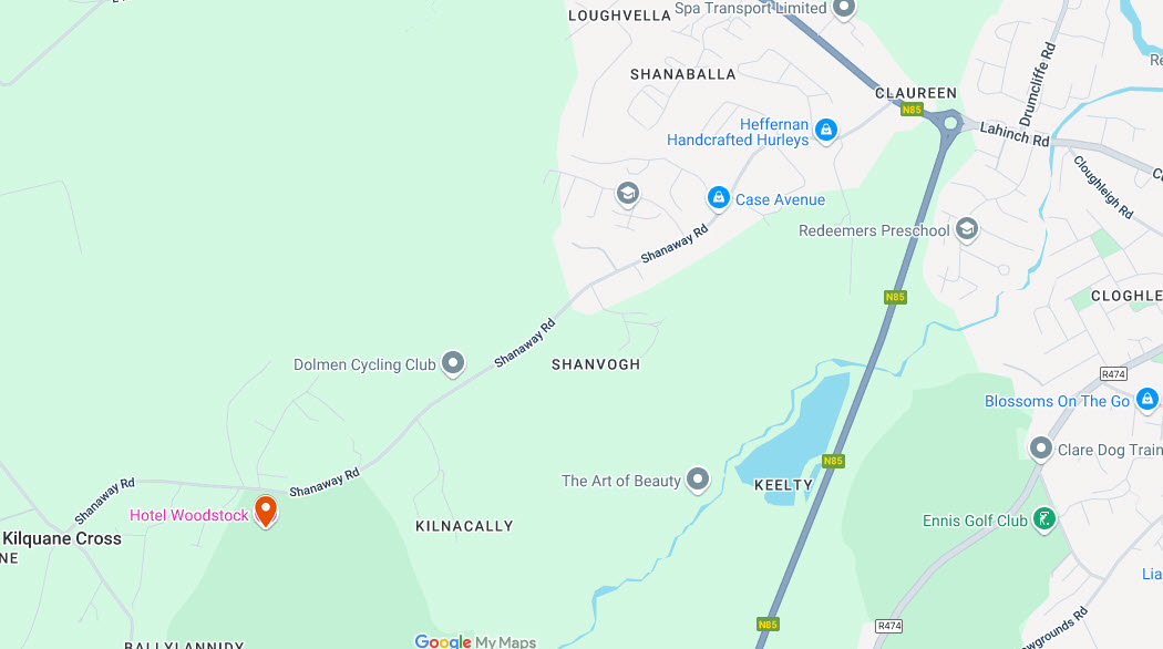 Hotel Woodstock map Safe Pass Courses